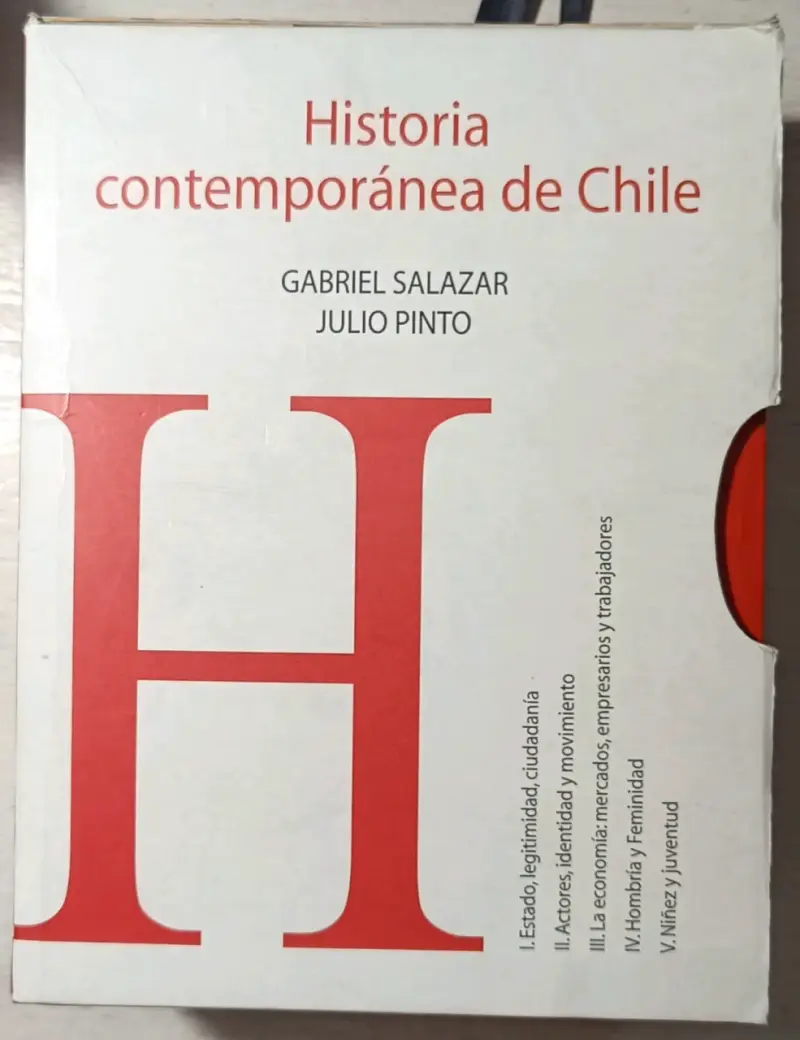 Historia contemporánea de Chile 5 tomos - 4