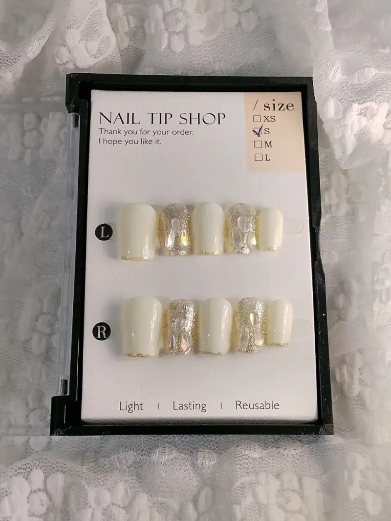 Set de uñas press on y kit de aplicación - 1