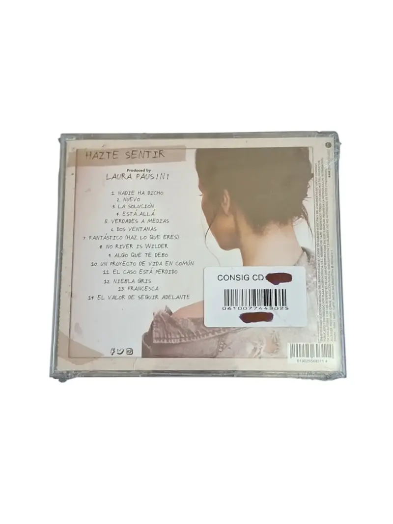 CDS Música Laura Pausini Álbum Hazte Sentir Nuevo - 2