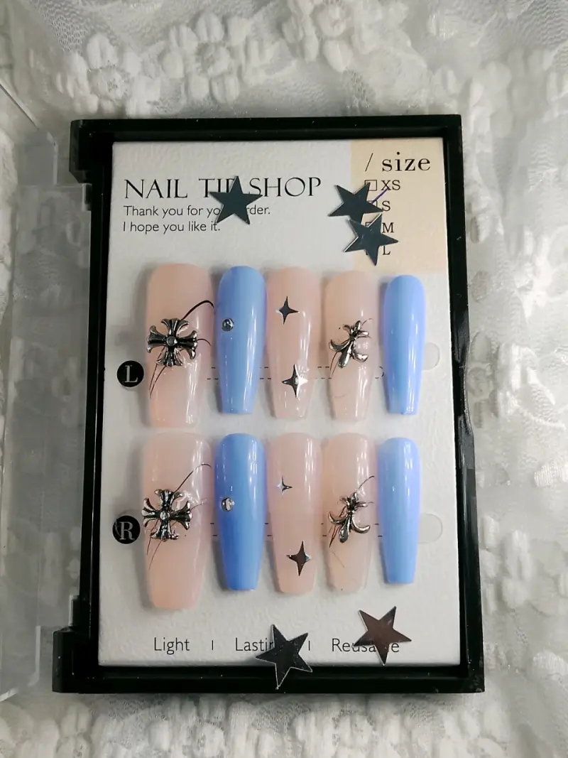 Set de uñas press on y kit de aplicación - 2