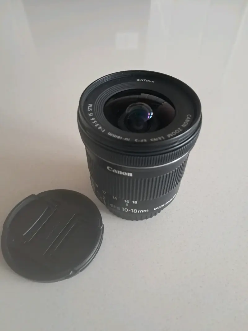 Lente canon EFS 10-18mm gran angular - 2