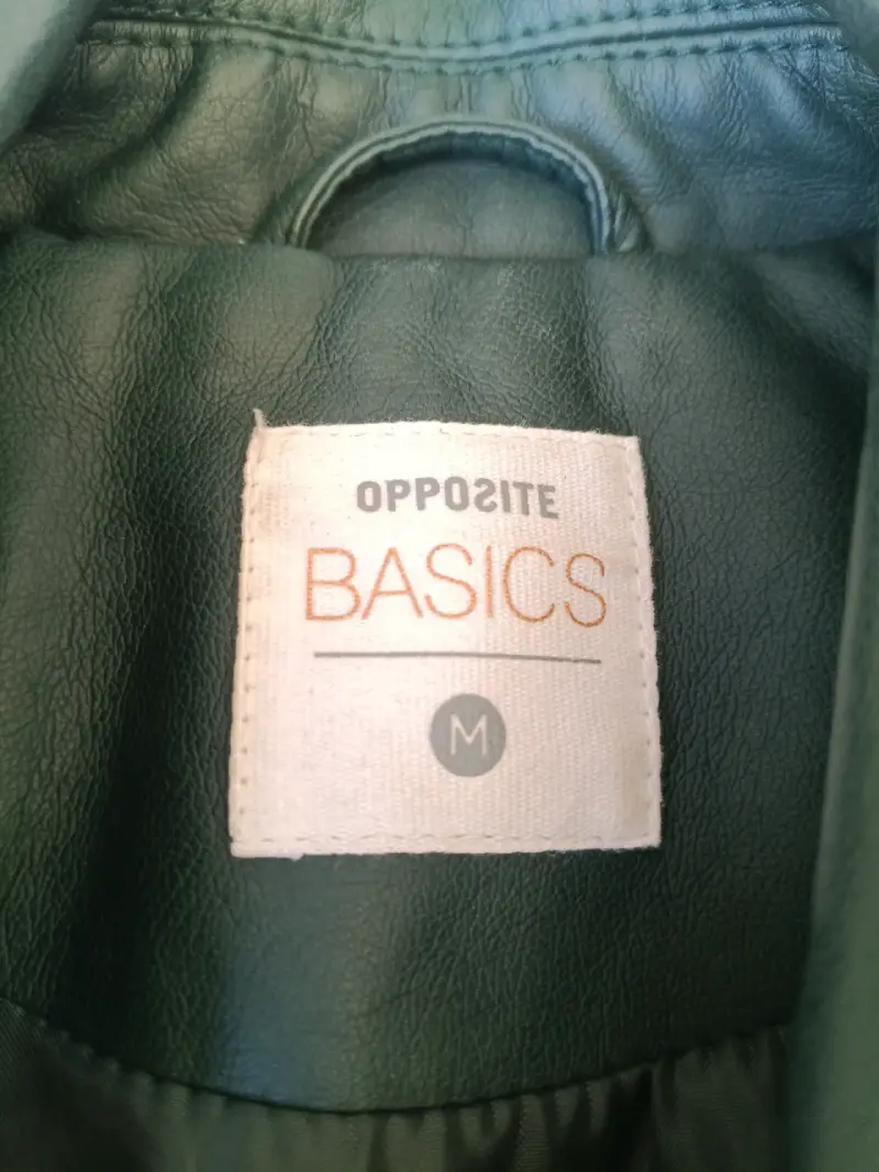 Chaqueta de cuerina verde Opposite - 2