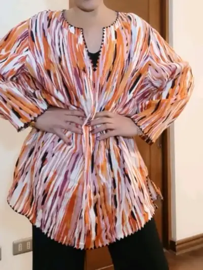 Bluzón 100% lino talla XXL/XXXL - miniatura 3