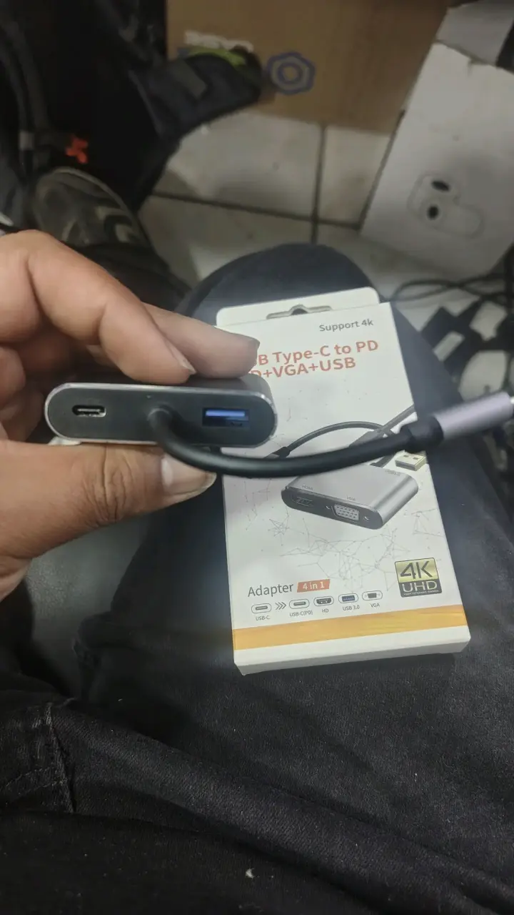 Adaptado tipo c a HDMI y vga para Mac o Windows - 2