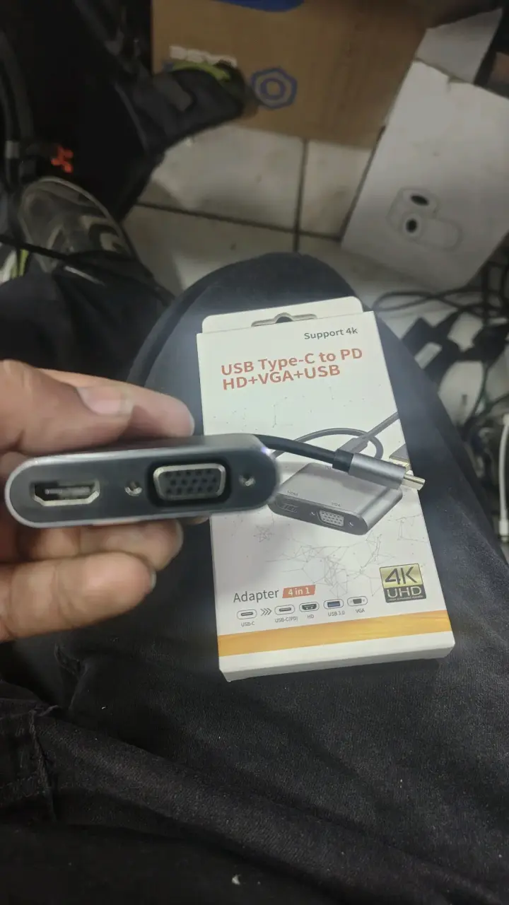 Adaptado tipo c a HDMI y vga para Mac o Windows - 3