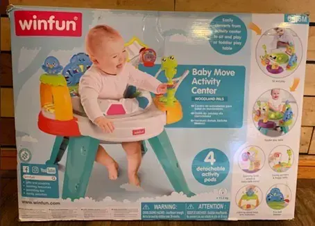 Centro De Actividades Para Bebes 2 En 1 Mesa Silla