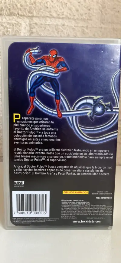 El Hombre Araña vs Dr Pulpo VHS Original - miniatura 2