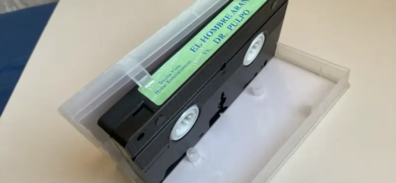 El Hombre Araña vs Dr Pulpo VHS Original - 5
