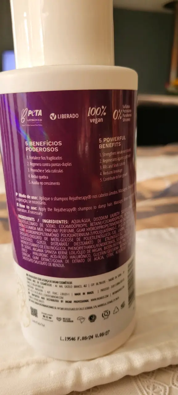Shampoo inoar rejutherapy - 2