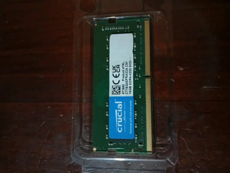 Memoria RAM Crucial de 16GB DDR4-3200 SODIMM - 2