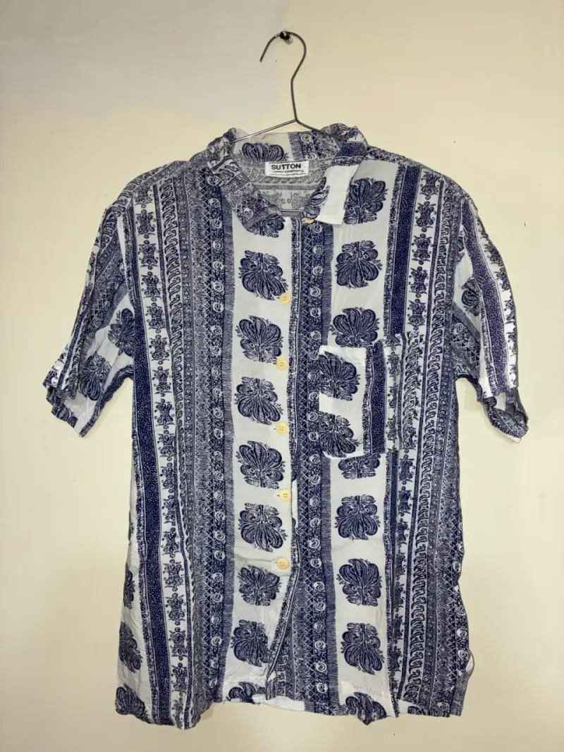 Camisa con estampado de Ornamenta Azul