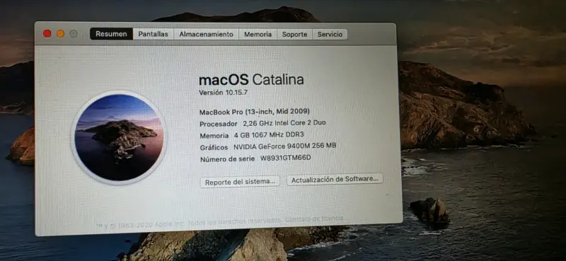Macbook pro 13 año 2009 - 3