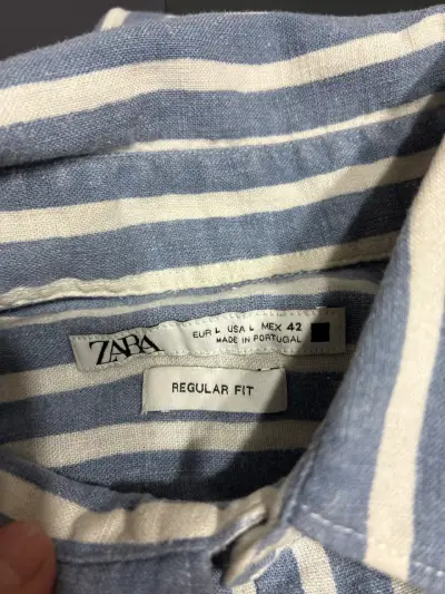 Camisa de Lino en Rayas Náuticas - miniatura 2
