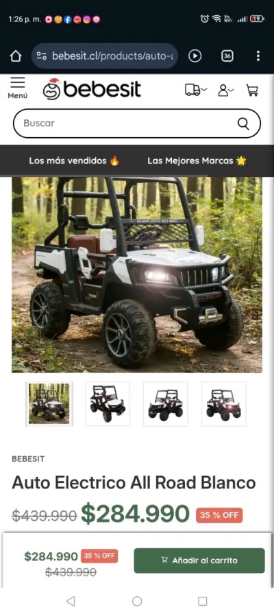 Jeep a batería - miniatura 1