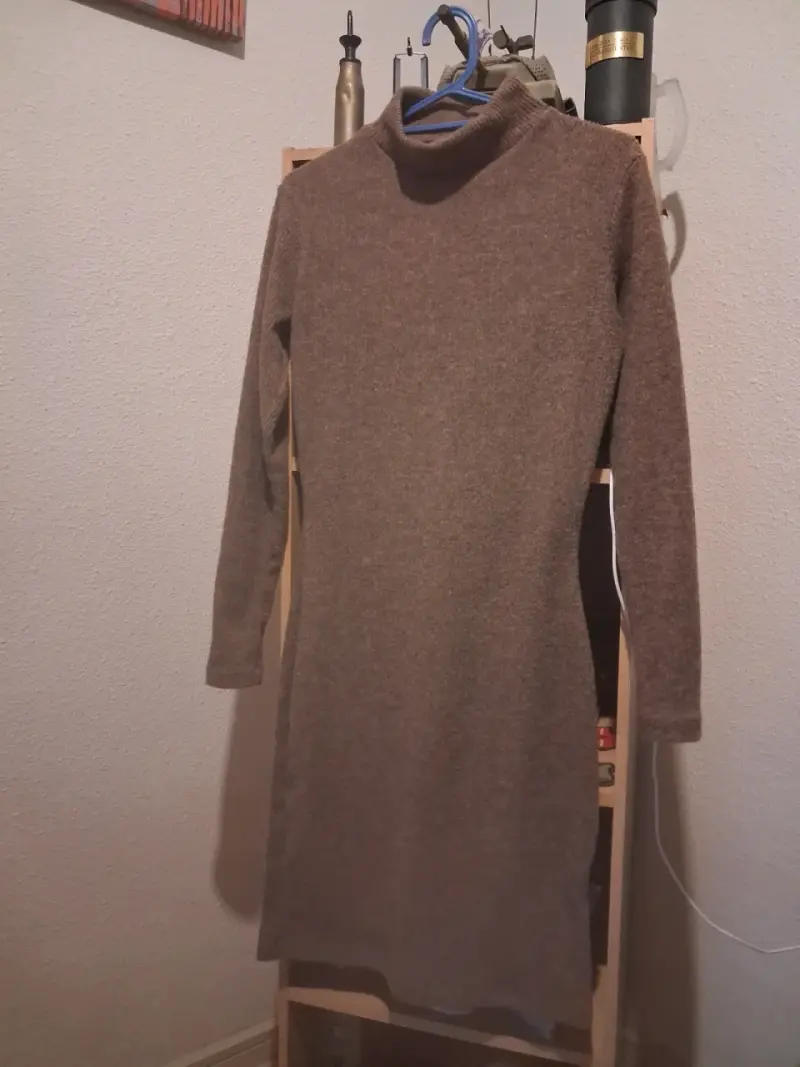 Vestido tejido nuevo color cafe