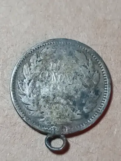 Moneda 25 centavos plata, chile - miniatura 2
