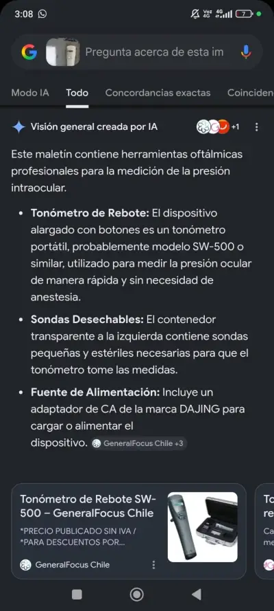 Tonometro de rebote - miniatura 2