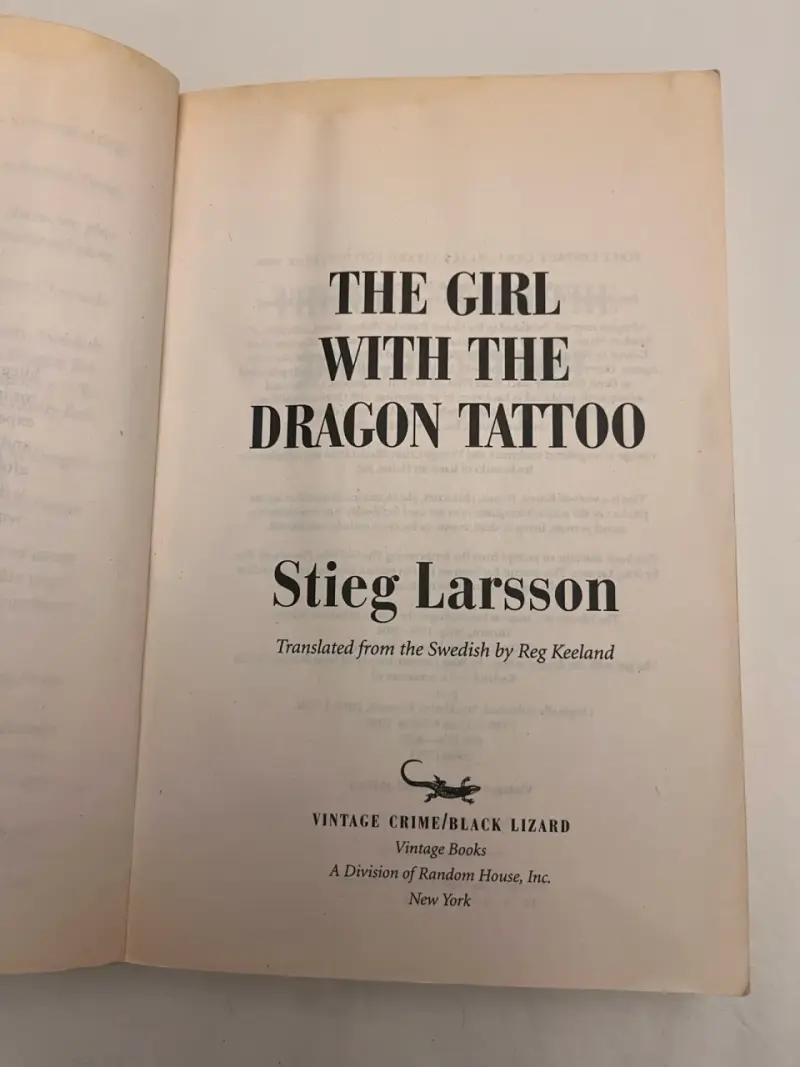 Libro The girl with the dragon tattoo - 3
