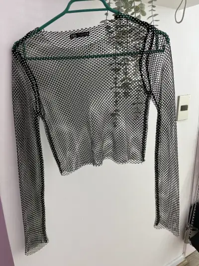 Top brillo Zara original - miniatura 1