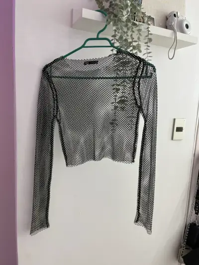 Top brillo Zara original - miniatura 4