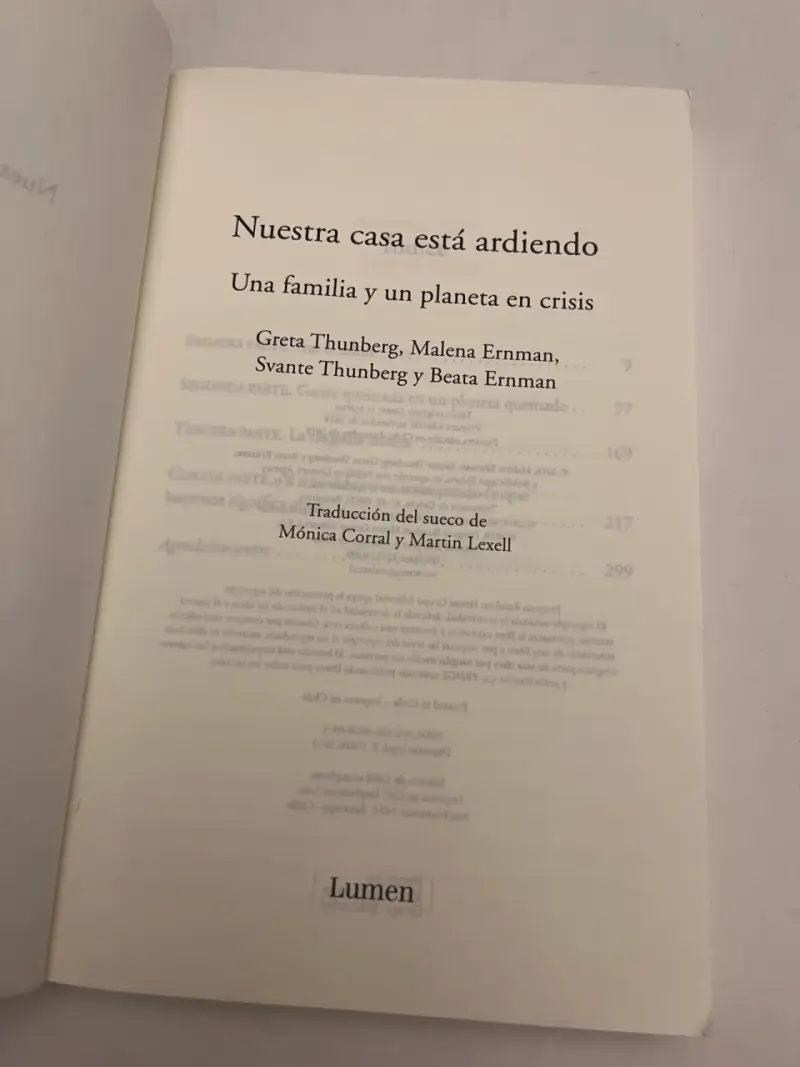 Libro Nuestra casa está ardiendo - 3