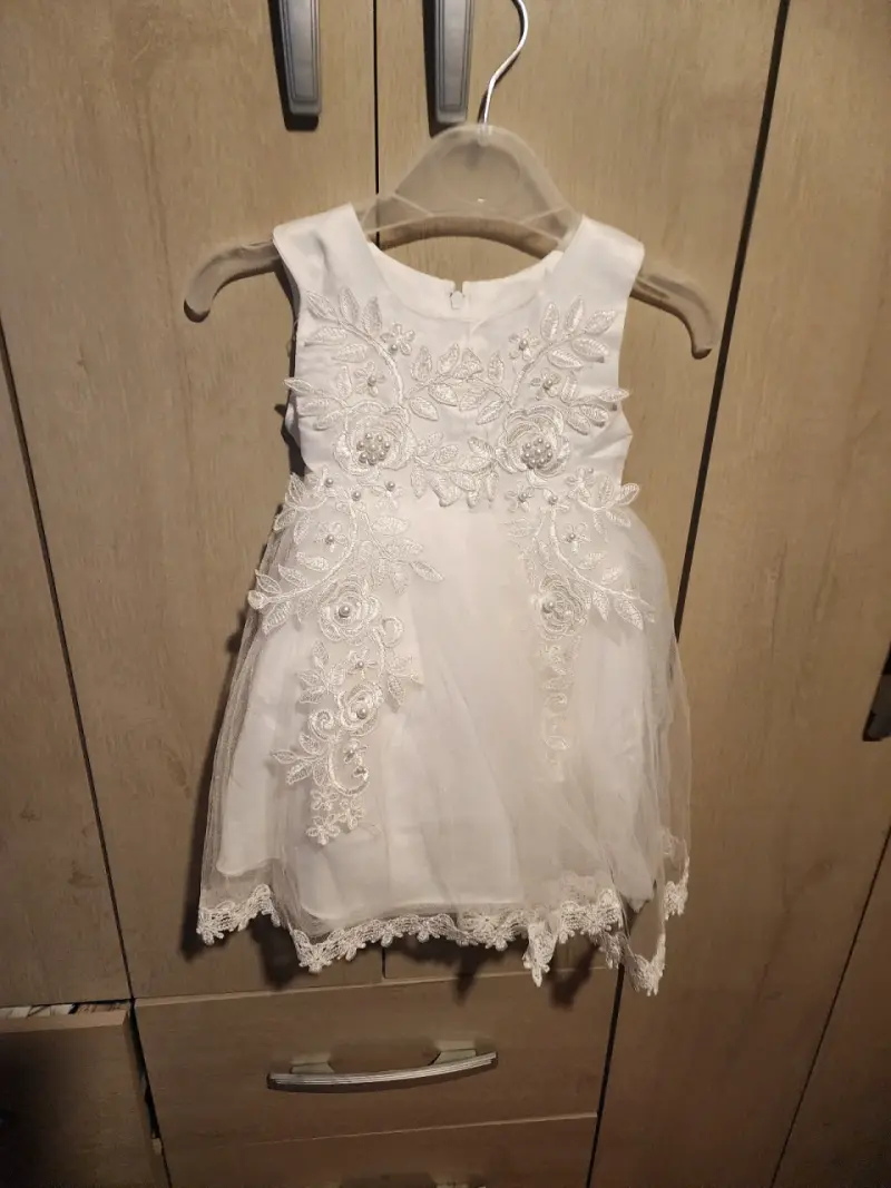 Vestido blanco niña - 1