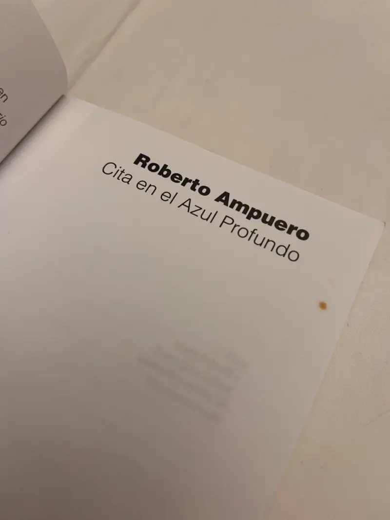 Libro Cita en el azul profundo - 4