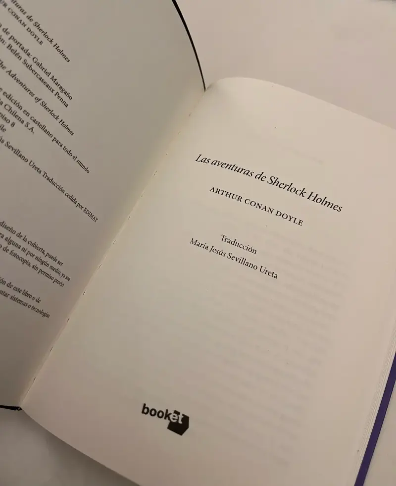 Libro Las aventuras de Sherlock Holmes - 3