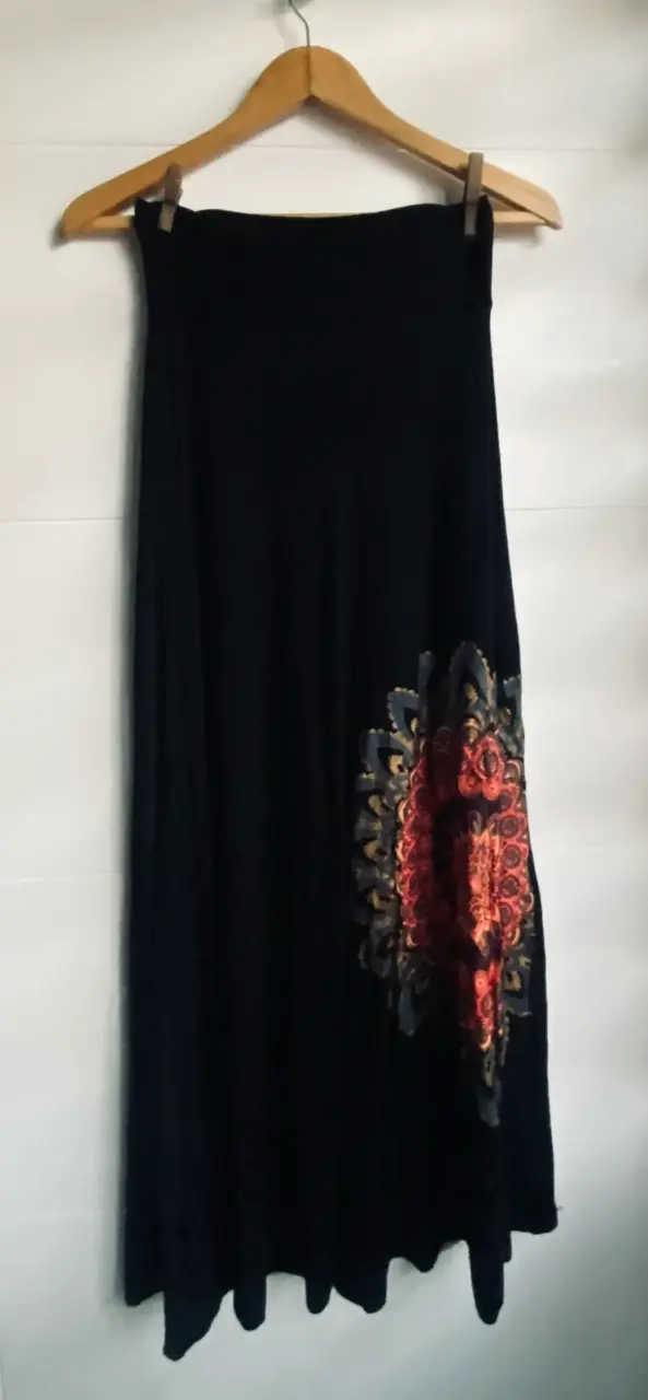Falda maxi larga estilo bohemia - 3