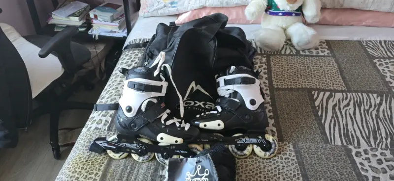 Patines Seba FRX 80 (Impecables) + Bolso Roxa + Pr - 1