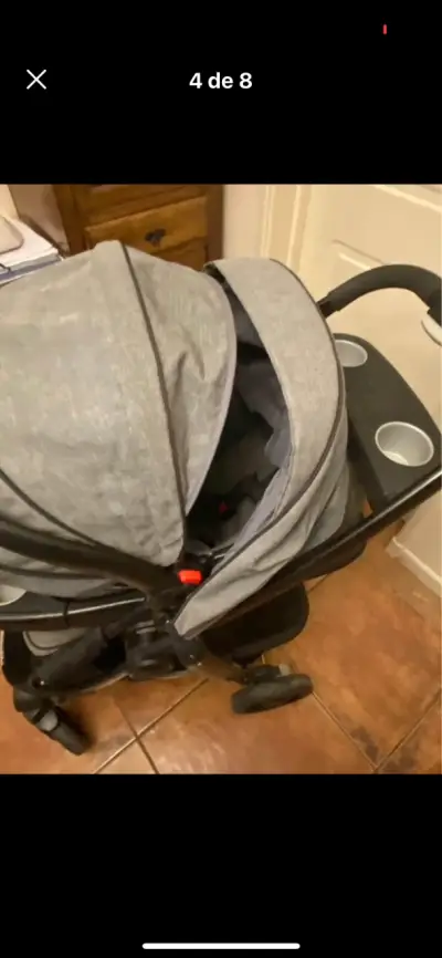 Coche Graco modest con huevito y base para auto . - miniatura 2
