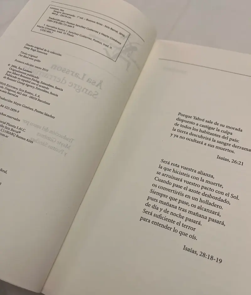 Libro Sangre derramada - 3