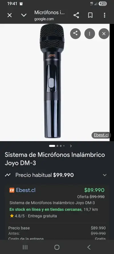 Microfonos inalambricos - miniatura 1