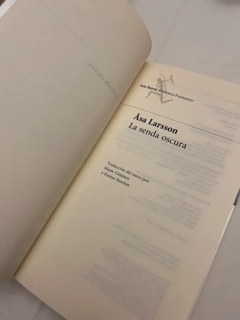Libro La Senda Oscura - 3