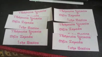 Etiquetas para marcar ropa - miniatura 5