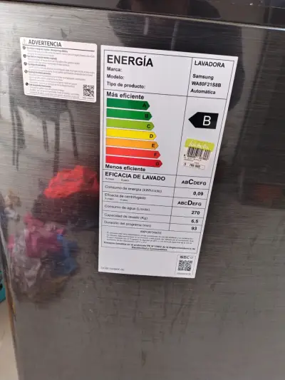 Lavadora Samsung 21Kg modelo WA80F21S8B AI wash - miniatura 6