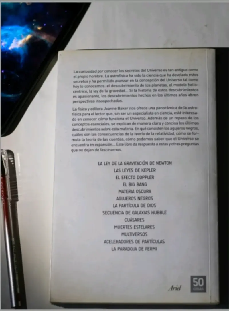 Libro Astronomía general 50 cosas que debes saber - 3