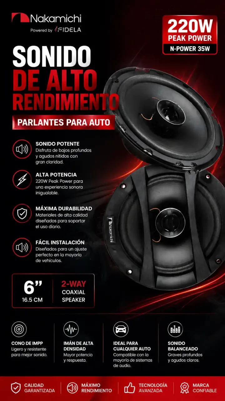 Parlantes para Auto