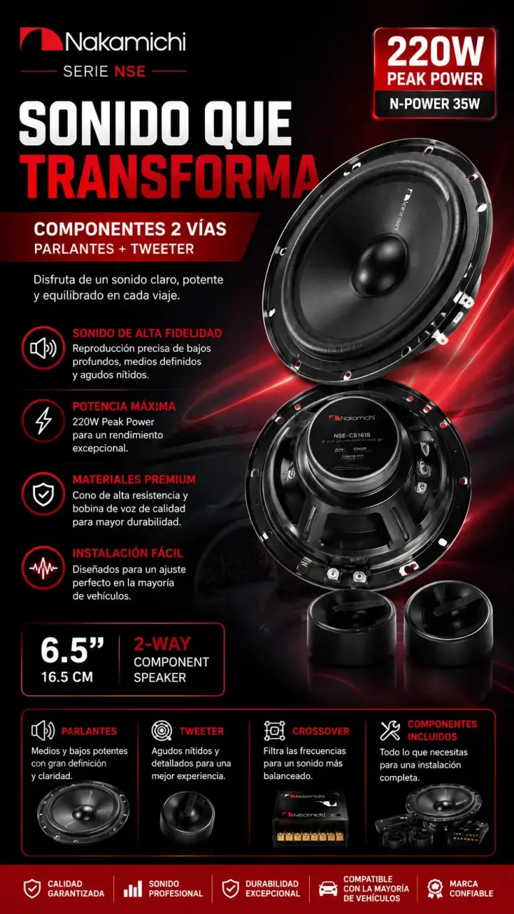 Componentes para auto