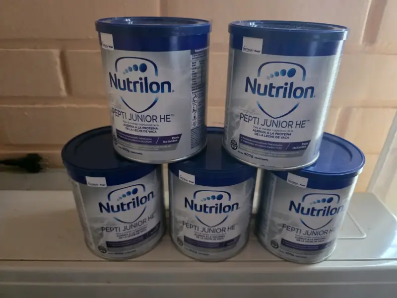 5 tarros Leche Nutrilon Pepti Junior