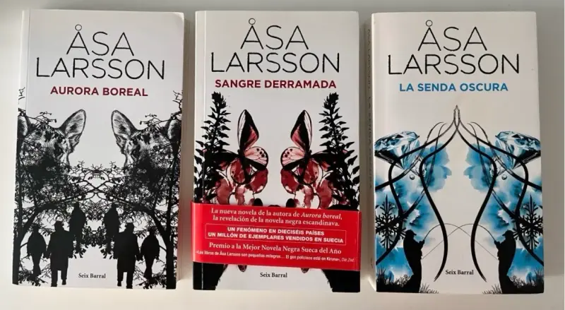 Pack 3 libros de Åsa Larsson