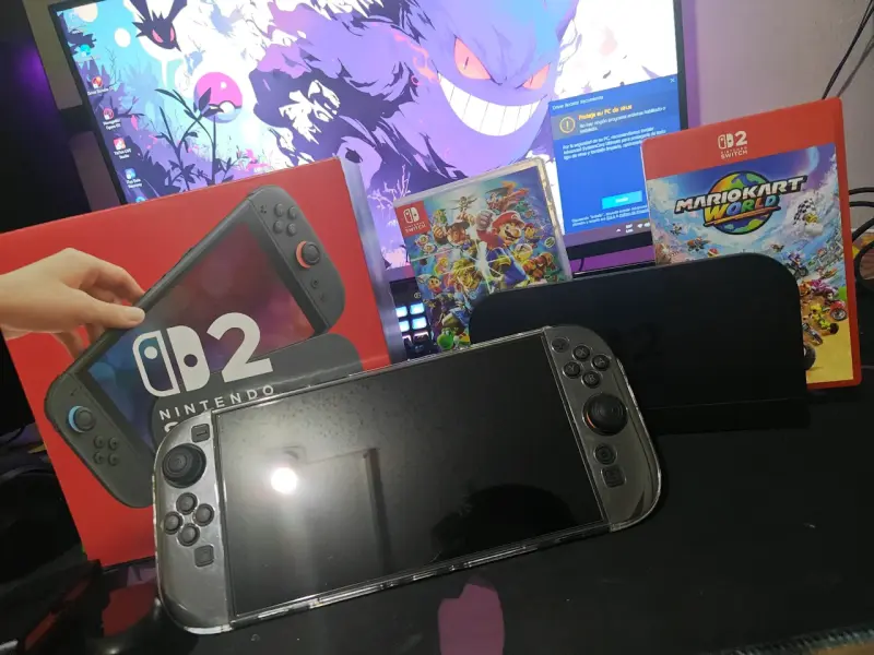 Vendo mi Nintendo switch 2 + dos juegos físico - 1