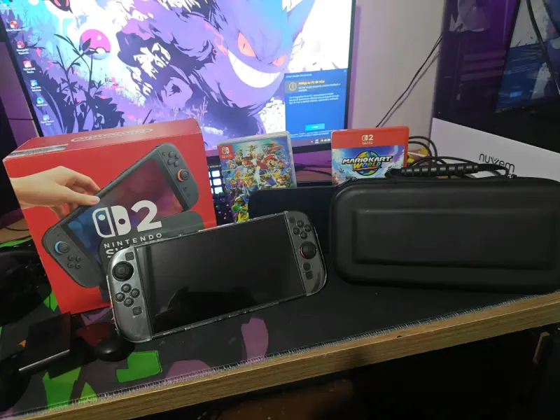 Vendo mi Nintendo switch 2 + dos juegos físico - 3