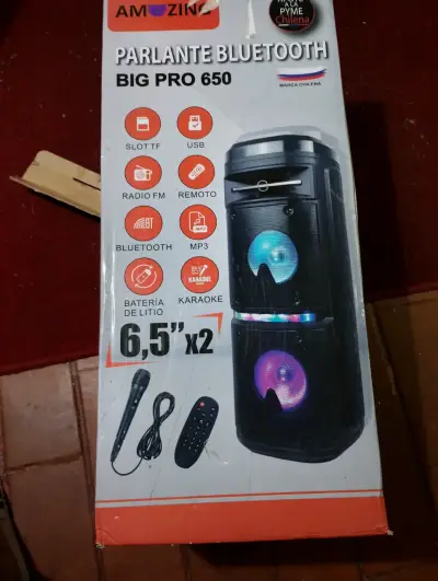 Parlante Bluetooth Karaoke Big Pro 650 - miniatura 1