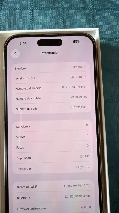 Iphone 14 Pro Max 128 gb - Dorado - miniatura 3