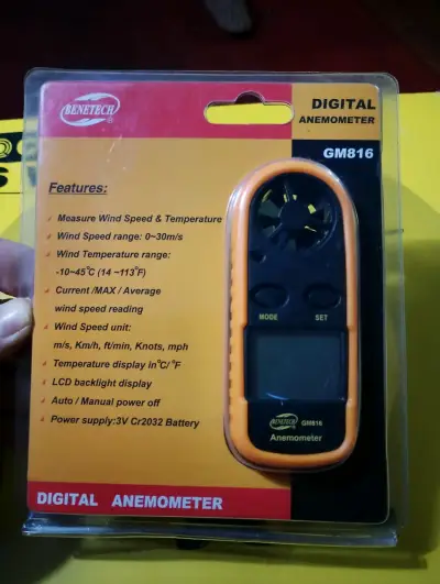 Anemómetro Digital - miniatura 1