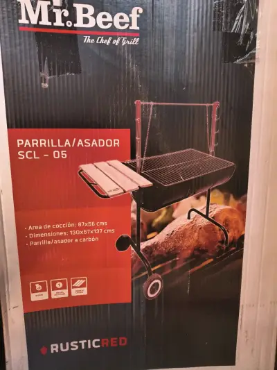 Vendo parrilla MR BEEF nueva - miniatura 3