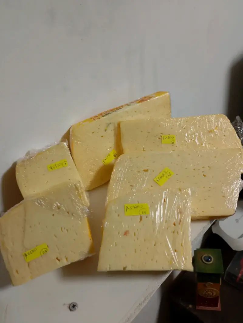 Queso artesanal sin lactosa de Villarrica