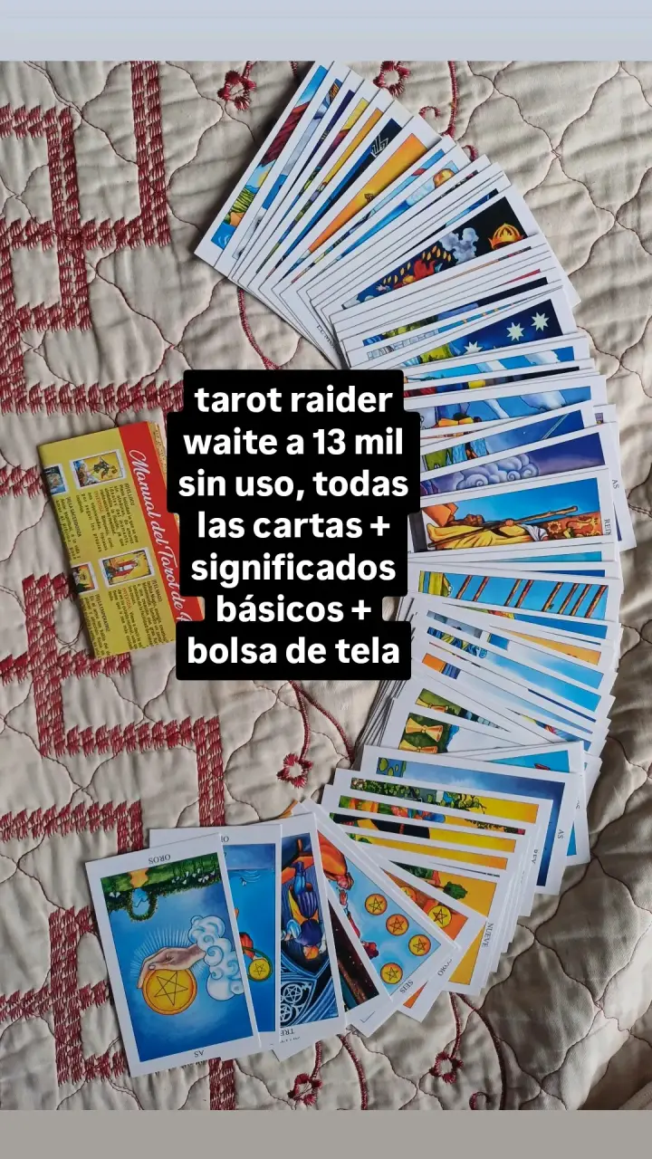 tarot rider waite sin uso original