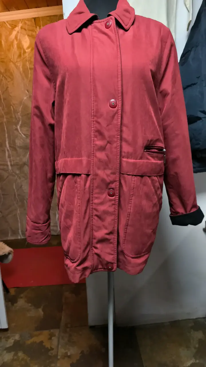 Chaqueta Burdeo mujer
